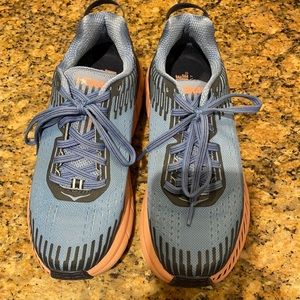Ladies Hoka running shoes. Worn twice.